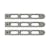 DV8 Offroad D-JP-190026-AL-3 Jeep JK 2 Door Handle Inserts, 3 Pcs, Silver